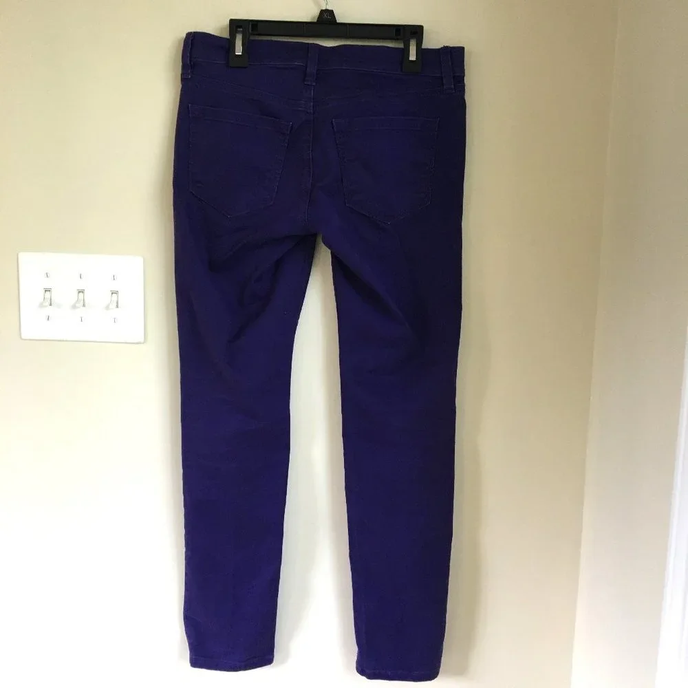 LOFT Modern Skinny Jeans, Plum Purple, Size 25/OP - Picture 4 of 7